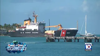 Cuban migrants arrive at Key West from Dry Tortugas