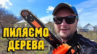 Спилюємо фруктові дерева 🍒 Підстригся, село Коженики, пила ТехАС ТА-03-119, етно-одяг! ТижнеWeek #10