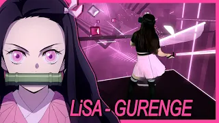 [BEAT SABER] LiSA - GURENGE [EXPERT] | Mixed Reality