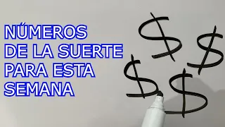 NÚMEROS DE LA SUERTE PARA ESTA SEMANA y para hoy – la energía de los números y de las cifras