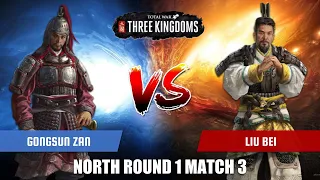 Gongsun Zan vs Liu Bei | Total War Three Kingdoms Duelist Tournament North Round 1 Match 3