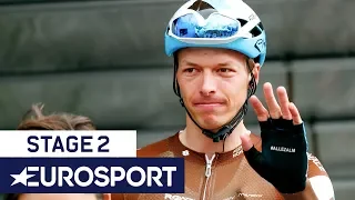 BinckBank Tour 2019 | Stage 2 Highlights | Cycling | Eurosport