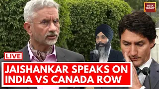 EAM S Jaishankar Exclusive On Nijjar Row LIVE: Jaishankar Speaks On India Vs Canada | Justin Trudeau