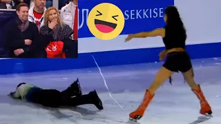 Funny Moments In Figure Skating ⛸!!!