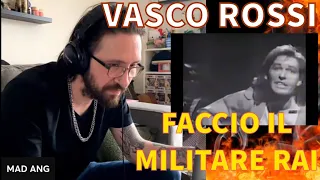 METALHEAD REACTS| VASCO ROSSI - FACCIO IL MILITARE RAI (1979) live!