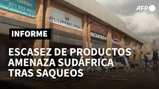 Escasez de productos amenaza a Sudáfrica en el sexto día de violencia | AFP