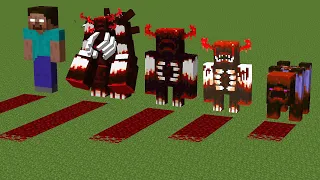 Which of the Herobrine and All Warden Wither Storm Mobs will generate the most Super Sculk ?