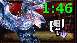 Silver Rathalos Switchaxe Solo 1'46'' | MHW Iceborne