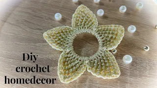 crochet this beautiful pattern from a bottle ring /make it sell it💰💰  wealth from waste @sara1111