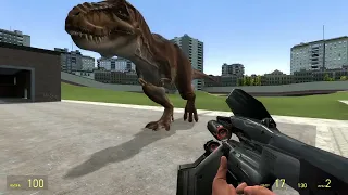 T Rex Chase in GMOD