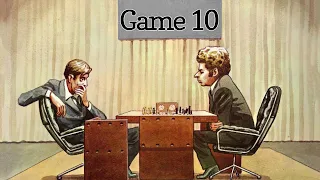 Fischer breaks away / World Chess Championship 1972  Spassky vs Fischer game 10