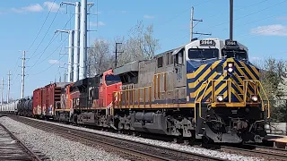 CN 3964 Leads M336 in Lake Villa IL 4/21/24