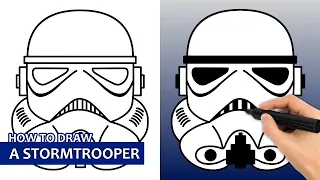 How To Draw A Stormtrooper (Easy Drawing Tutorial)