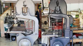 1942 Delta 880 wood metal cutting bandsaw restoration