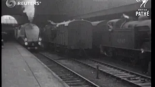 Silver Jubilee sets record railway speed (1935)