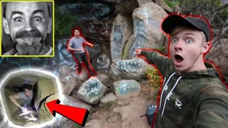 Exploring the Manson caves (private Sam and Colby video)