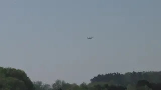 Spitfire 1 N3200 landing at Old Warden 2018