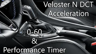 Veloster N DCT Acceleration Performance Timer & 0-60 times