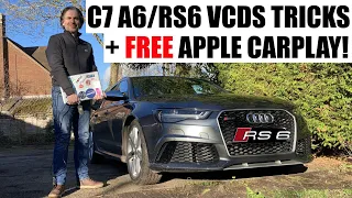 AUDI A6 S6 RS6 C7 VCDS TRICKS + *FREE* APPLE CARPLAY ANDROID AUTO!