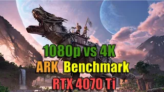 Ark Survival Evolved Max Settings 1080p VS 4K - RTX 4070 Ti / Ryzen 7 5800X