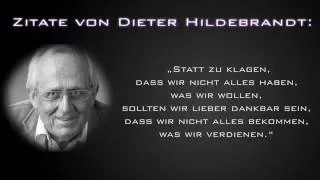Zitate von Dieter Hildebrandt