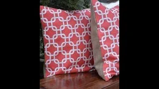 How to Make a No Sew Pillow - DIY TUTORIAL - Thrift Diving