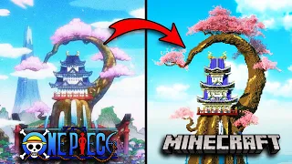 I recreated FLOWER CAPITAL in Minecraft