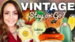 45 OLD SCHOOL PERFUMES: Vintage Fragrance Declutter, Classic 80s, 90s, 00s