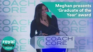 Meghan presents 'Graduate of the Year' award