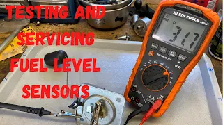 Testing and Servicing the typical motorcycle FUEL LEVEL SENSOR