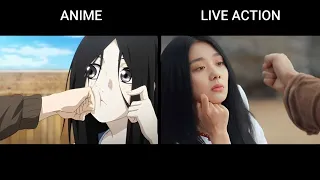 Chou Soran Vs Fuu Houhou | Hitori no Shita - The Outcast | Anime Vs Live Action