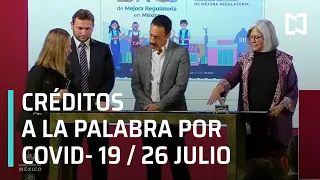 Conferencia Créditos a la Palabra para Reactivar la Economía - 26 de Julio 2020