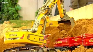 HEAVY RC TRUCK & CONSTRUCTION-SITE ACTION // HARD JOB AT THE CONSTRUCTION-WORLD // LIEBHERR