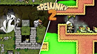 This Mod Recreates Spelunky 1's Jungle In Spelunky 2 (Secret Worlds Included)