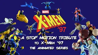 X-Men '97 The Animated Intro - A Marvel Legends Stop Motion Opening tribute to X-Men 97 #xmen