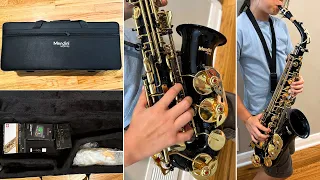 Unboxing, Assembly + Demo: Mendini by Cecilio Alto Saxophone