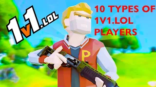 The 10 Types Of 1v1.lol Players 😱 (Insane) - 4K