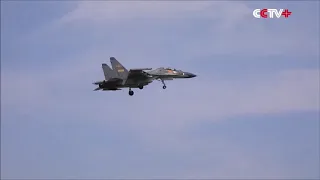 Chinese PLA Air Force J-16 air combat exercise