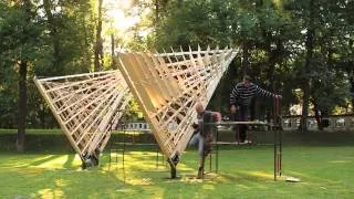 Exhibition pavilion inspired by Podlachian wooden architecture (EN)