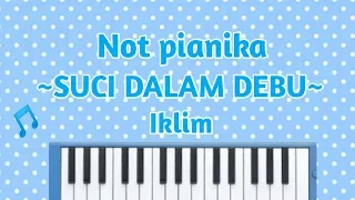 Not pianika SUCI DALAM DEBU-Iklim ||Pianika tutorial