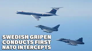 Gripen Does Its First NATO Intercepts