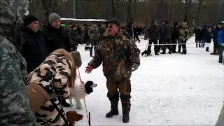 Орловская зимняя выставка охотничьих собак.