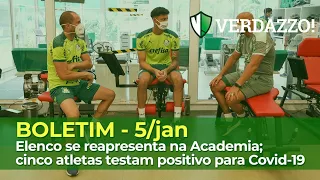 Boletim - Elenco se reapresenta na Academia; cinco atletas testam positivo para Covid-19