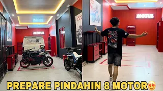 GARASI RUMAH SUDAH SELESAI‼️SIAP PINDAHIN 8 MOTOR AKANG MV