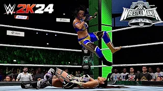 Full Match | WWE 2K24 - Bayley Vs IYO SKY | WWE Women’s Championship Match | Wrestlemania 40