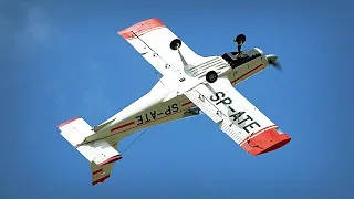 Zlin Z-142 aerobatic flight