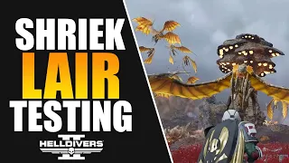 Helldivers 2 - Shrieker Nest Destruction Testing & Tips