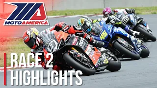 MotoAmerica Medallia Superbike Race 2 Highlights at Brainerd International Raceway 2022