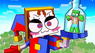 Pomni Becomes a CRAZY FAN GIRL in Minecraft!