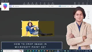 How to crop image in Microsoft paint 3d?